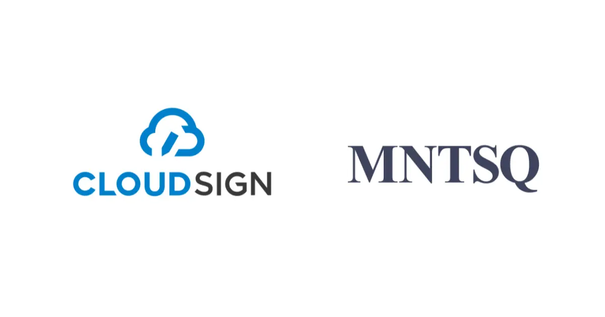 契約データベース「MNTSQ for Enterprise」がクラウド契約サービス「クラウドサイン」と連携し、契約書の自動集約、電帳法対応を実現